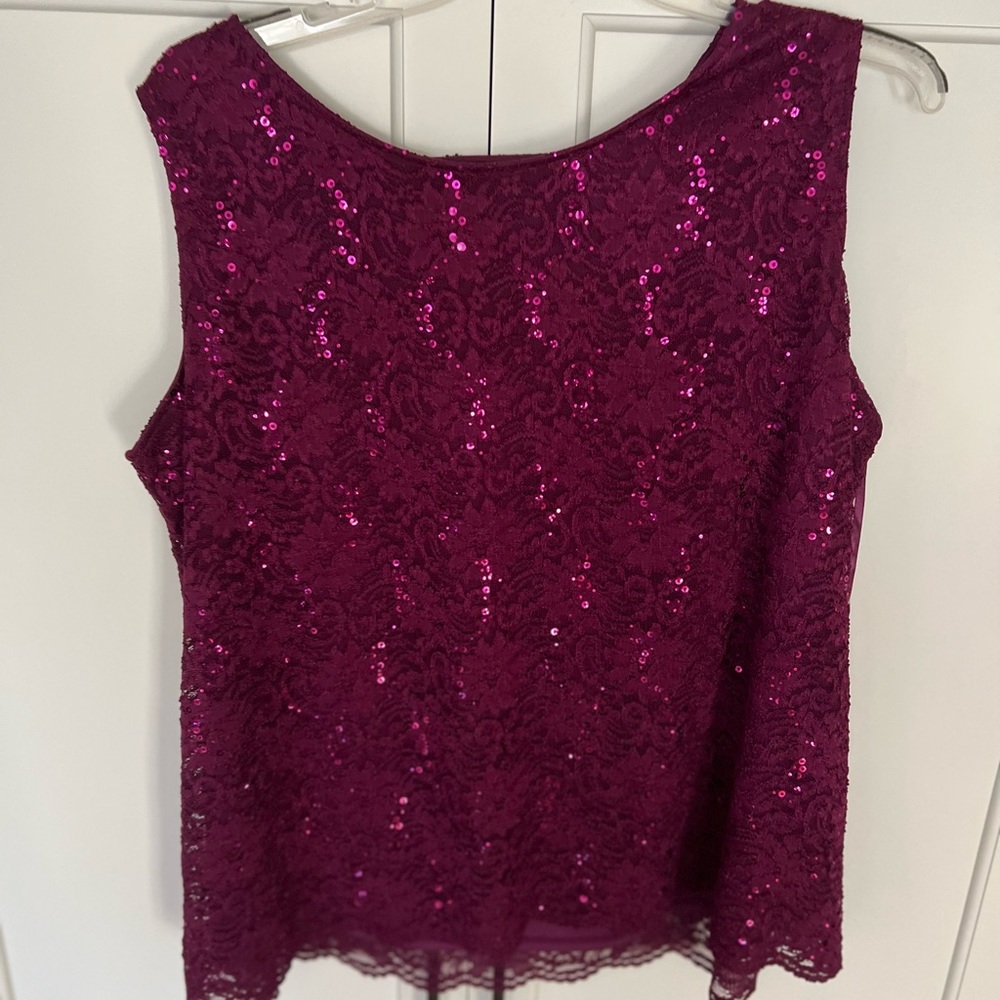 Catherine’s tank sz 24w maroon